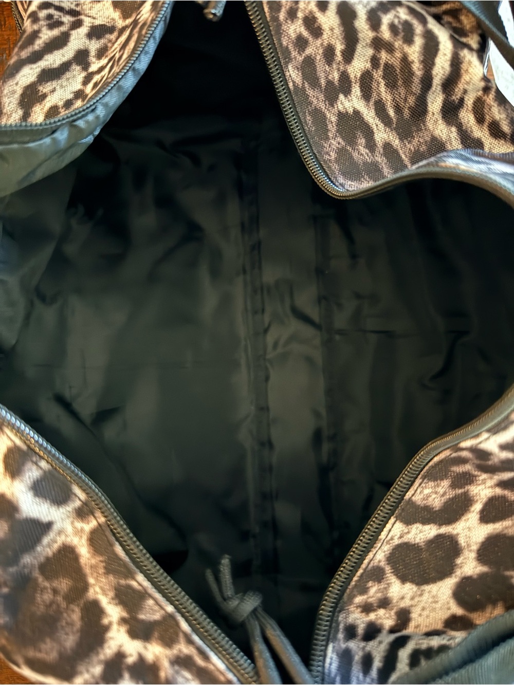 Fila Leopard-Print Logo Travel Duffel Bag - Picture 3 of 9